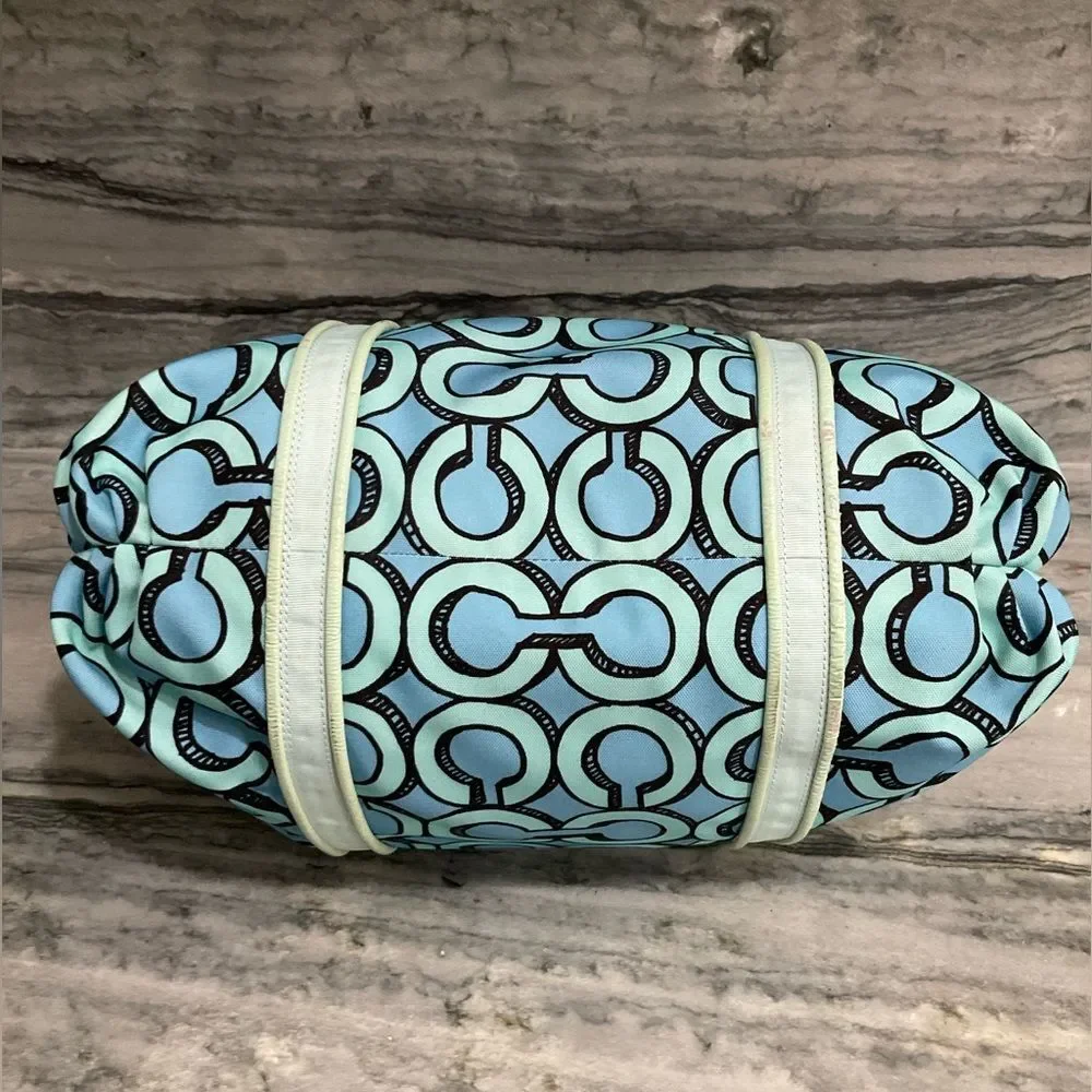 Coach Poppy 3D‎ Op Art Glam Tote Purse Handbag